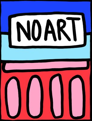 "No Art" Print