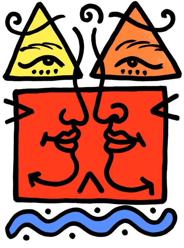 "Face à face" Print
