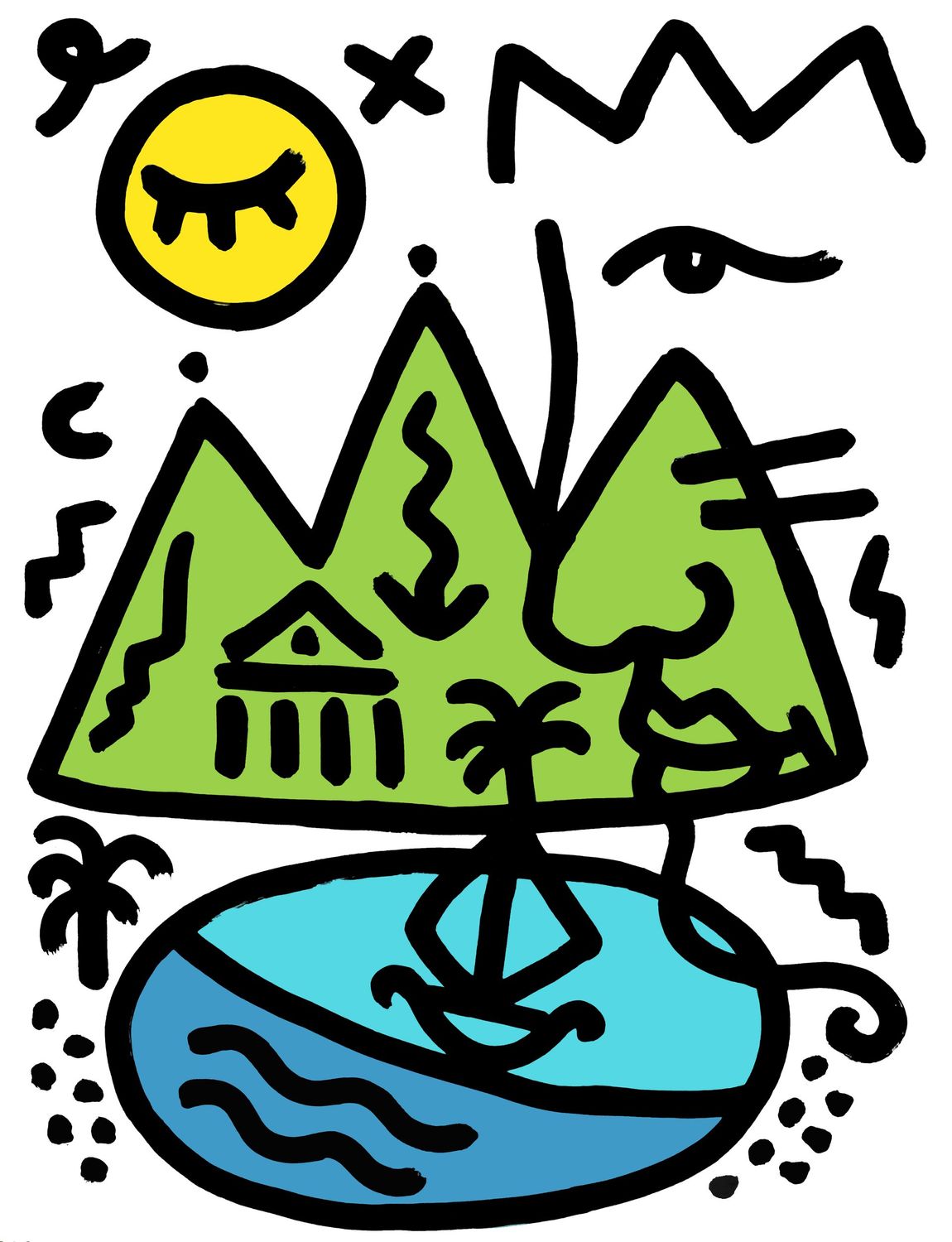 "Mountagna" Print