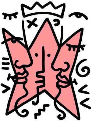 "Étoile rose" Print