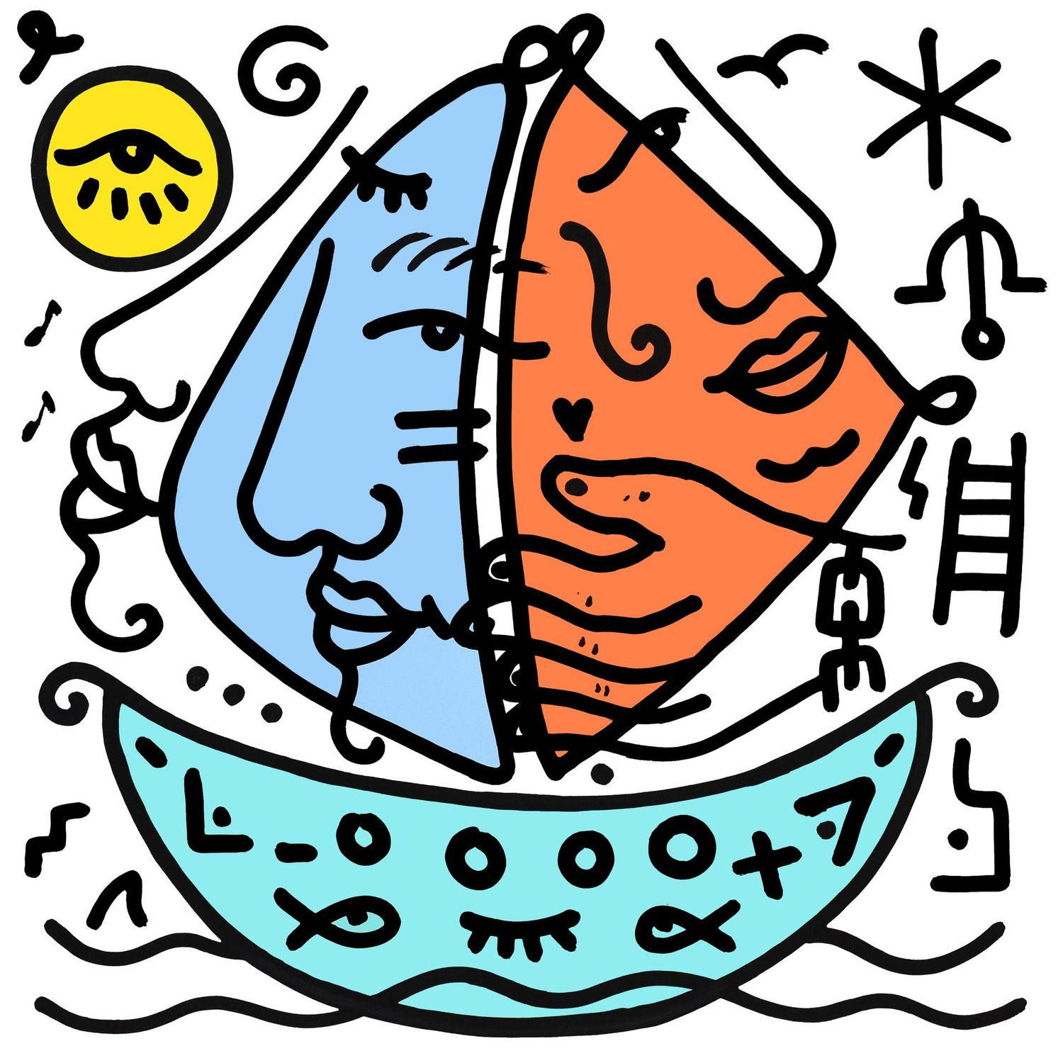"Le Voilier" Print