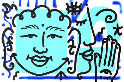 "Bouddha bleu"