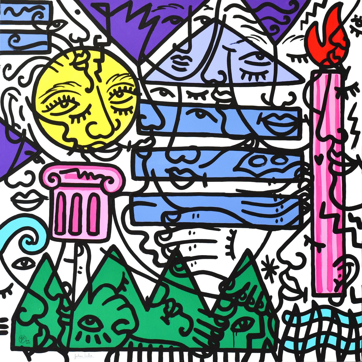 "Le temple et la bougie"