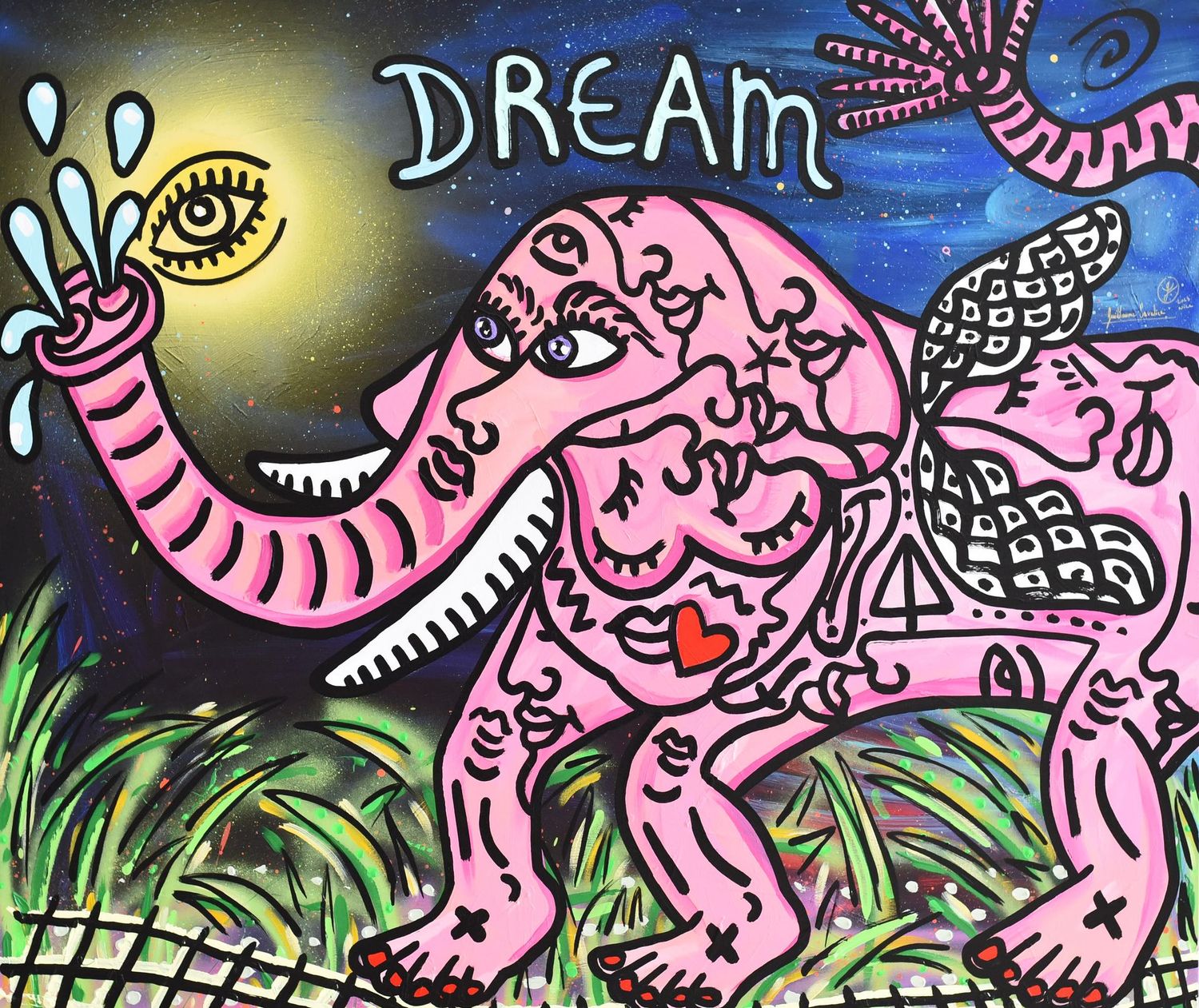 "Éléphant rose"