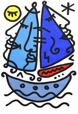 "Le Grand Voilier bleu"