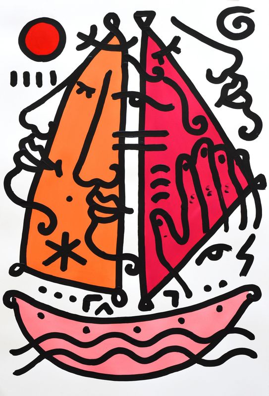 "Le Grand Voilier Rose"