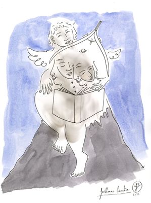 "Lecture sur la colline"