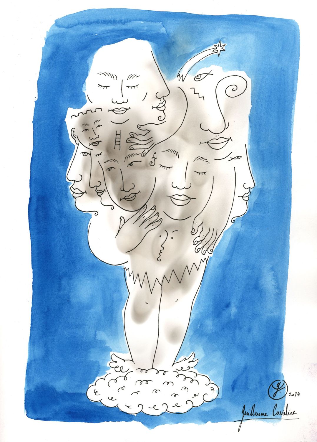 "Sur un nuage"