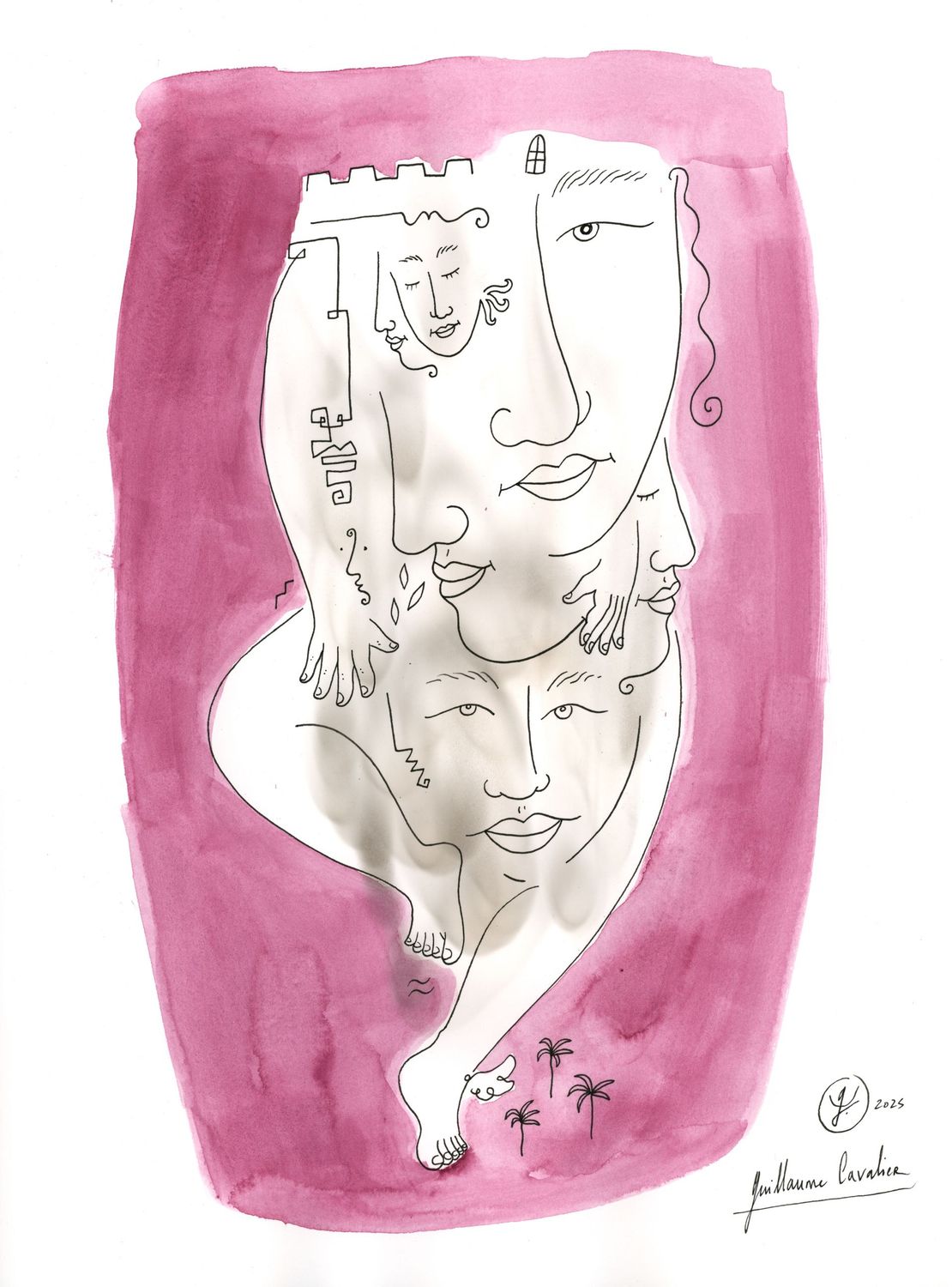 "Les remparts roses"