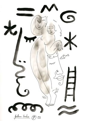 "Échelle étoile profil et spirale"