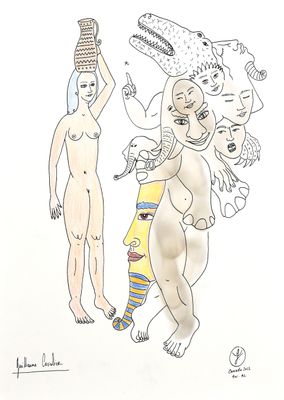 "Seth et la cariatide"