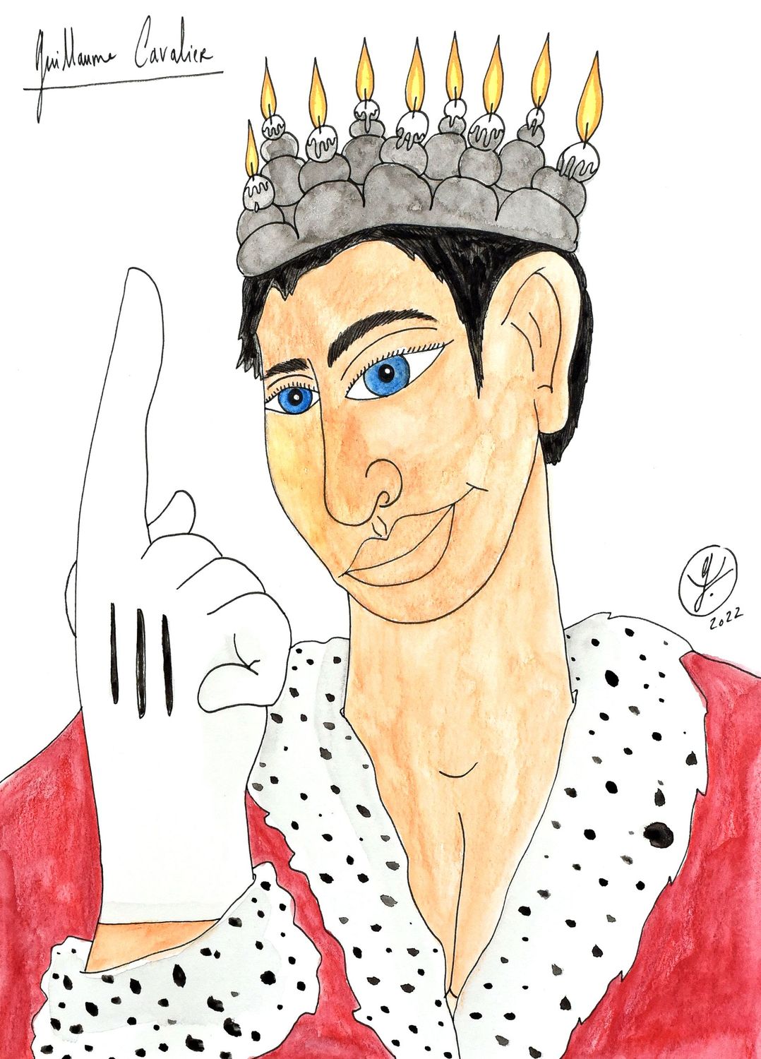 "La couronne de bougies"