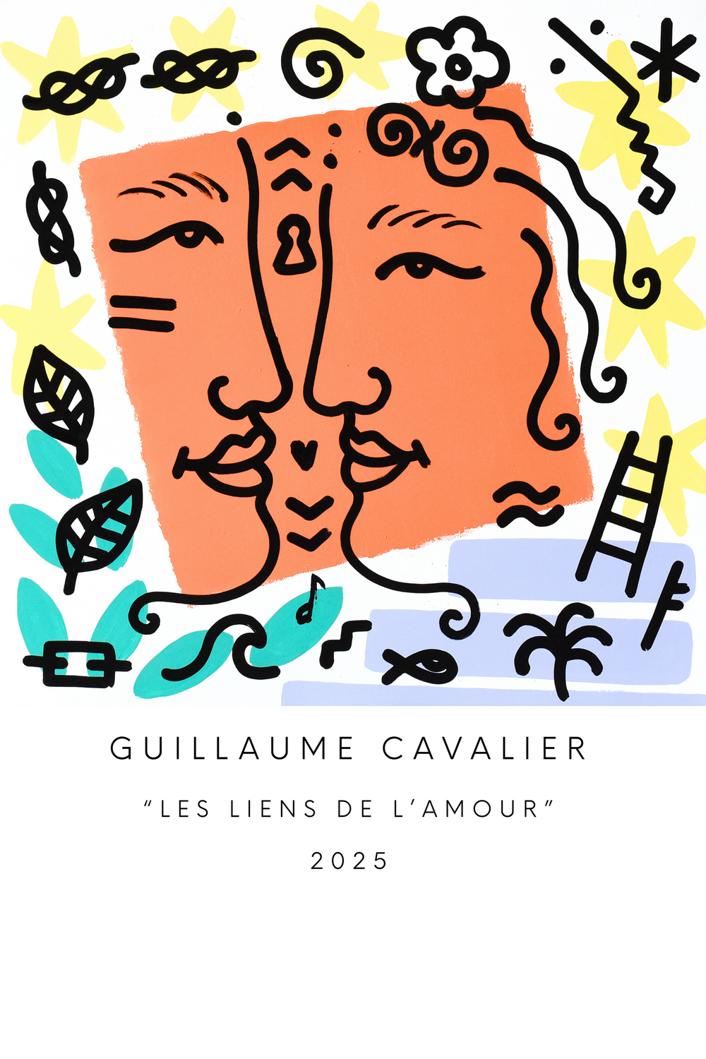 Carte postales "Les liens de l'amour"