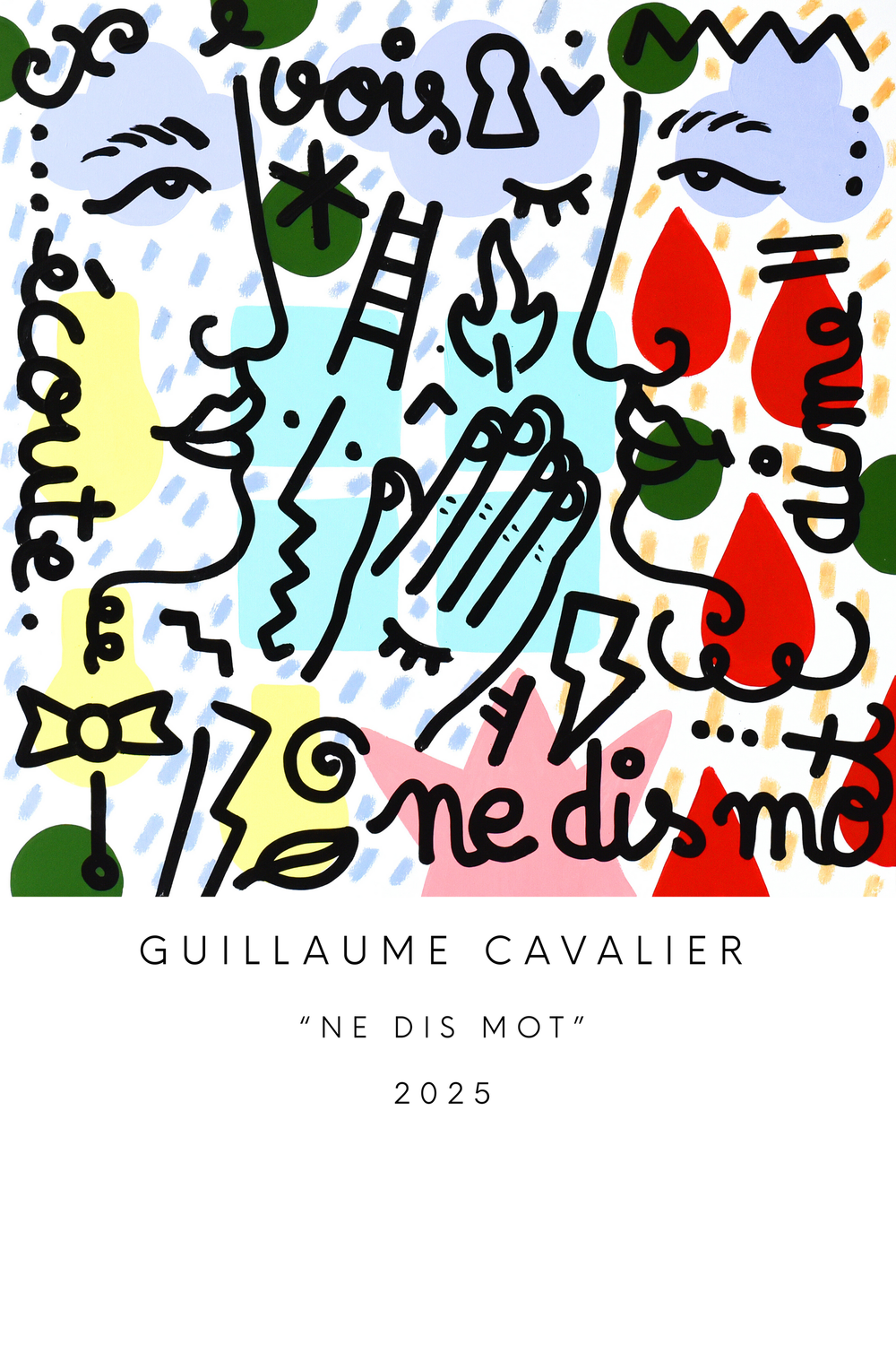 Carte postale "Ne dis mot"