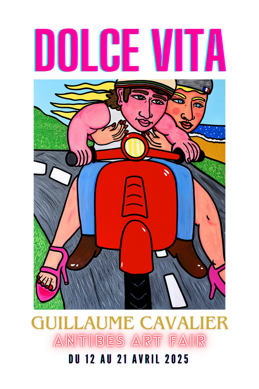 Carte postale "La Vespa"