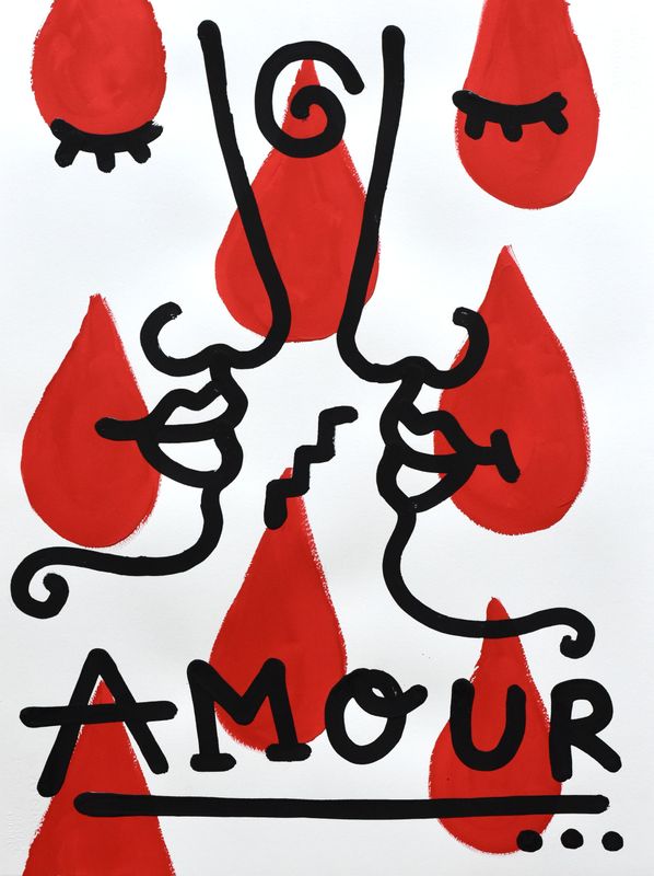 "Amour à l'escalier"