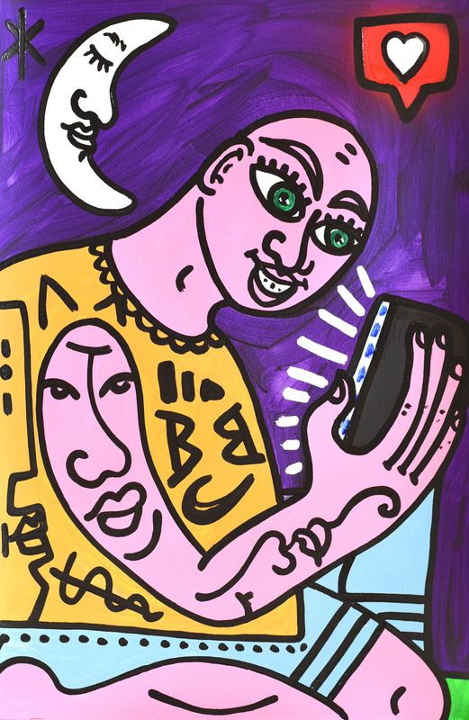 "Accro du téléphone"