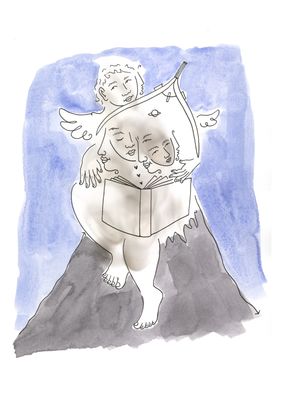 "Lecture sur la colline"