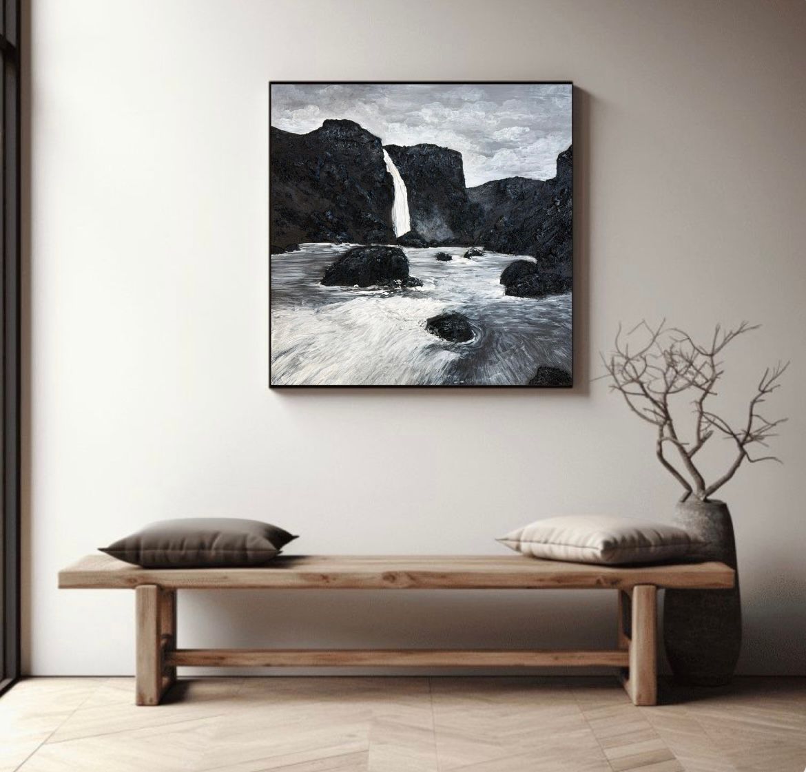 Háifoss Waterfall