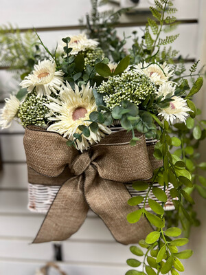 Basket Wreath (Lush Green Earthy)