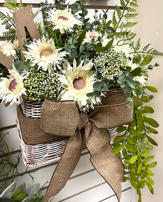 Basket Wreath (Lush Green Earthy)