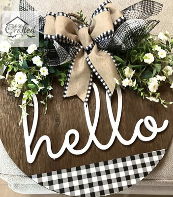 Hello Wreath