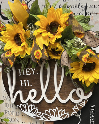 Sunflower-Themed Wreaths