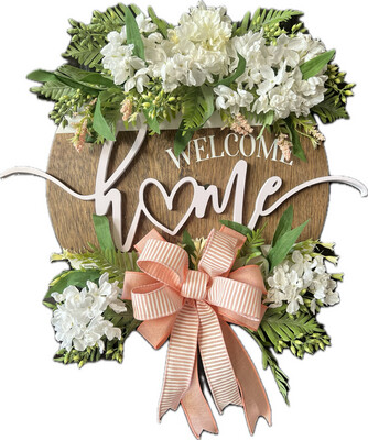 Welcome Home 3D Wreath