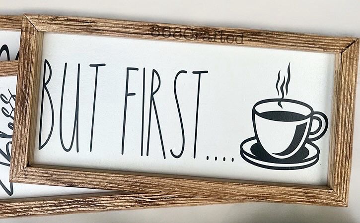 1 Inch Wood Framed Signs