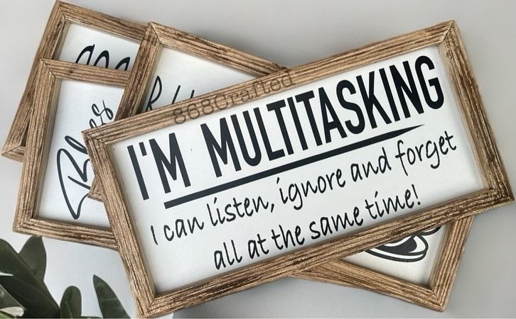 1 Inch Wood Framed Signs