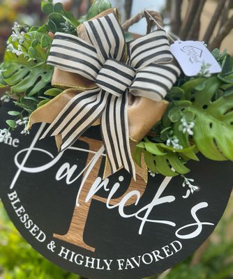 Surname/Monogram Wreaths