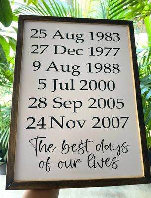 Custom Small Signage - Unframed Or Framed
