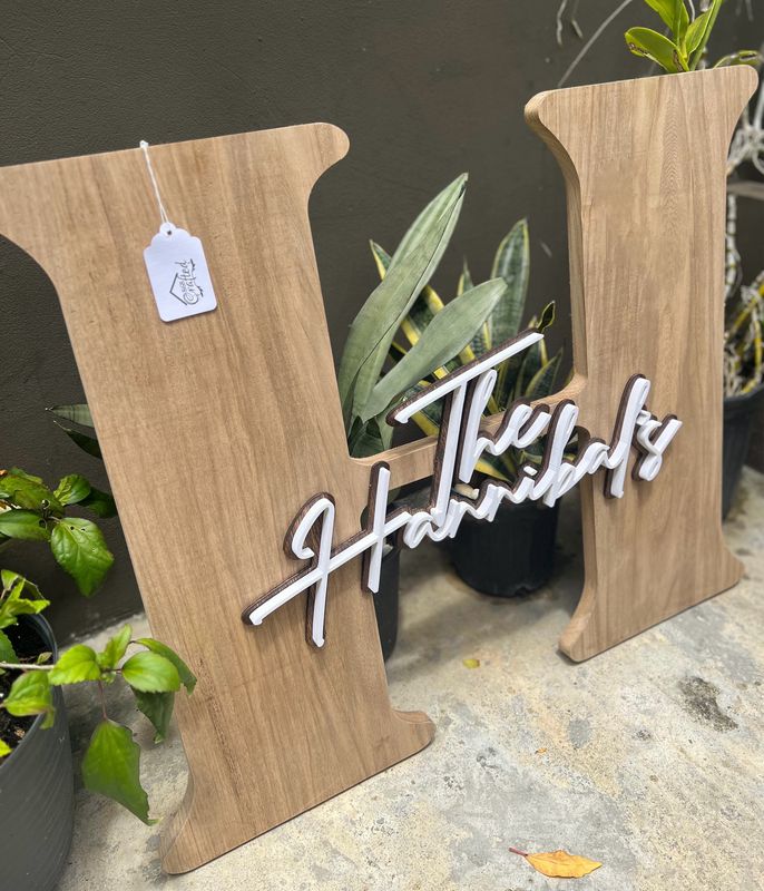 3D Anniversary/Wedding Keepsake Wall Signs