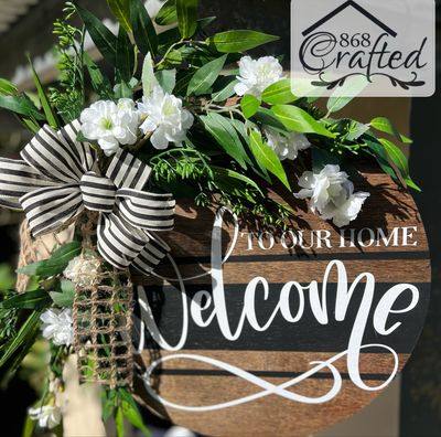 Welcome To Our Home Wreath