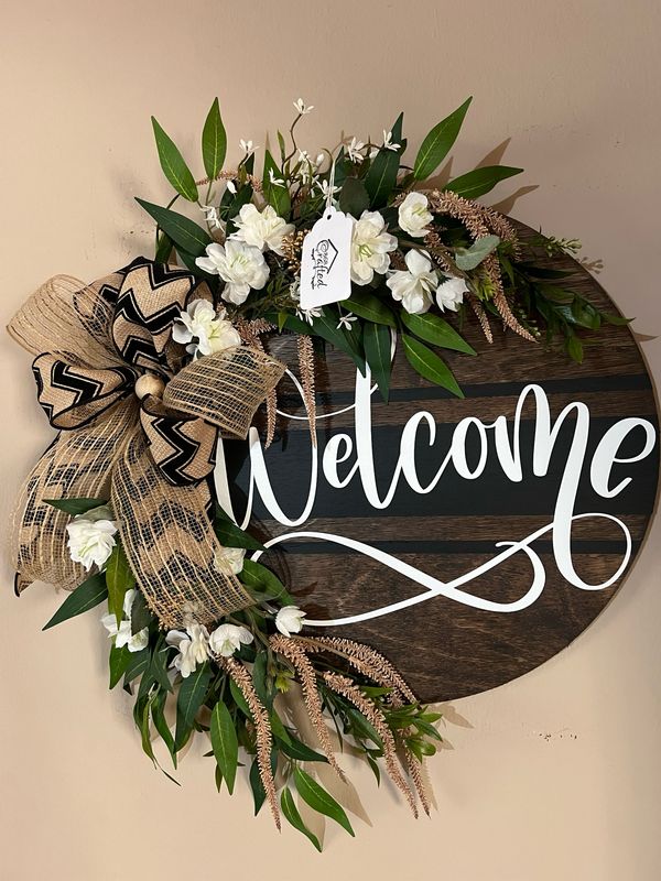 Welcome To Our Home Wreath