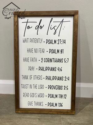 Motivational Custom Signs 1” Framed Wall Decor