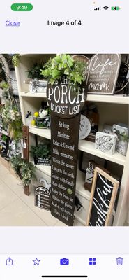 3D Welcome Porch Leaner With Attached Wreath (Seasonal/Non seasonal)