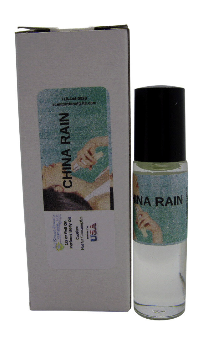 CHINA RAIN Perfume Body Oil_Unisex Fragrance _10ml (1/3 Oz) Grade &quot;A&quot; Roll-On