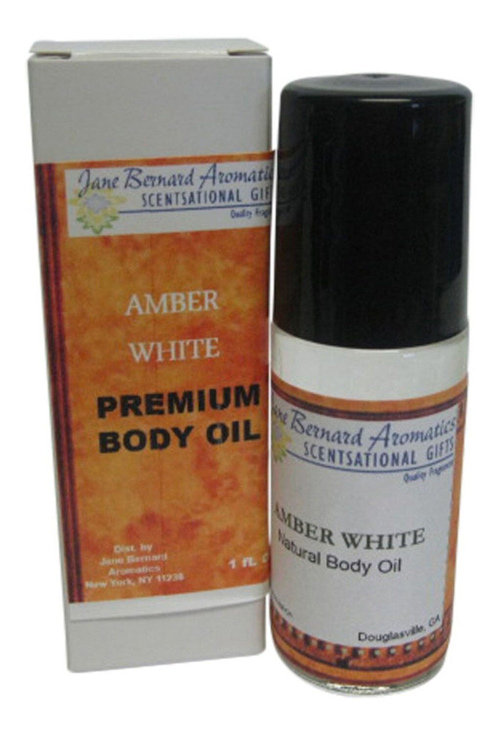 AMBER WHITE Premium Perfume Body Oil_Unisex Fragrance _30ml (1 FL Oz) Grade &quot;A&quot; Roll-On