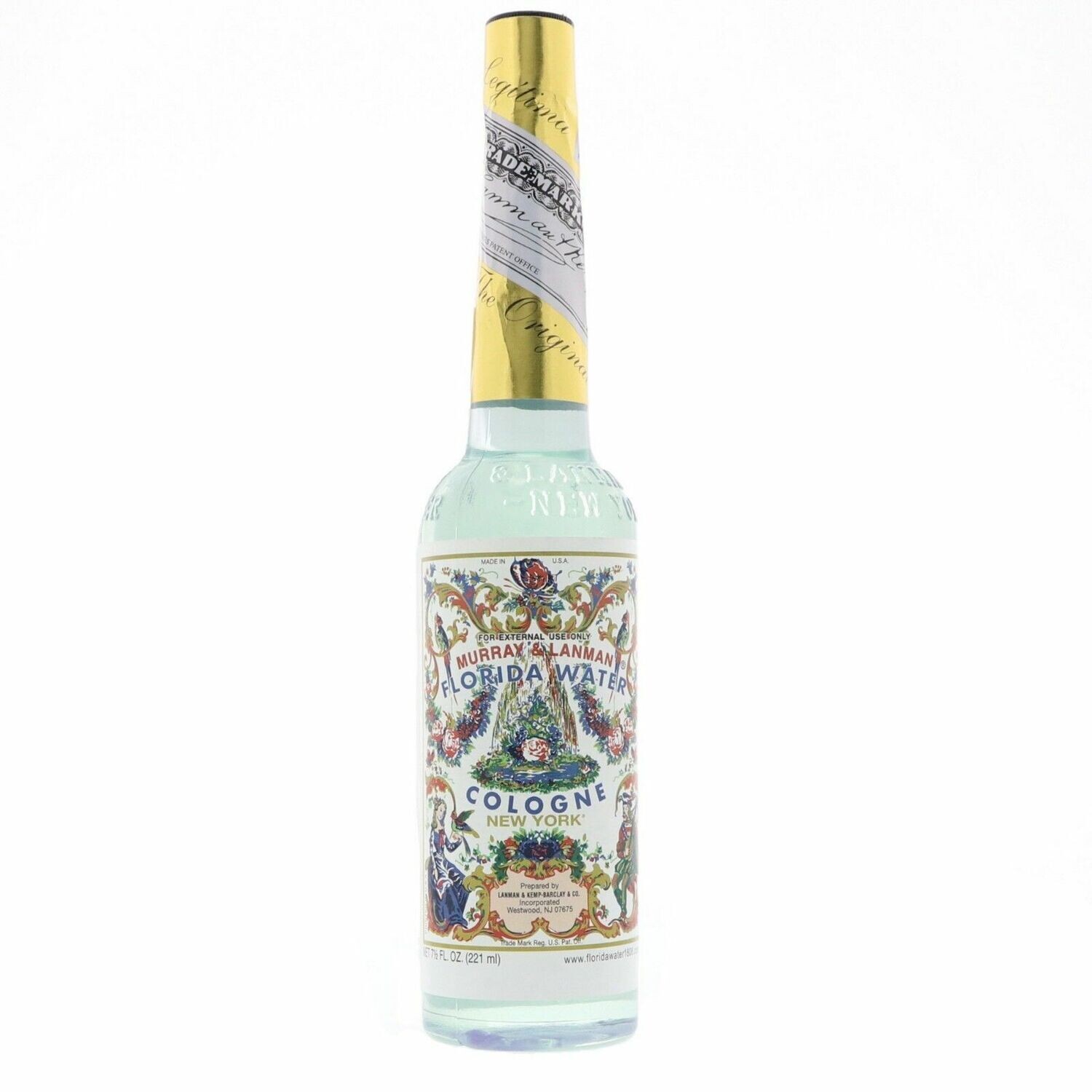 Florida Water cologne 7.5 fl oz (221 ML) Body Splash.  After Shave. and Spiritual Cleanser