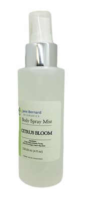 Citrus Bloom Body Spray, 4 Ounces, Body Mist for Women and Men with Calming Refreshing Scent for All Day Use
