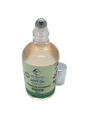 Jane Bernard Crimson Essence | Unisex Long-Lasting Perfume Body Oil (50ml/1.7oz Roll) | Matching Shea Butter Pocket Lotion for Soft, Moisturized Skin