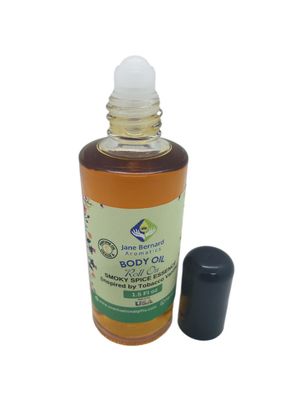 Smoky Spice Essence – Oriental Spicy Unisex Fragrance | Compare to Tobacco Vanille | Perfume Body Oil_44 ml_1.5 Oz Roll plus Matching Pocket Lotion