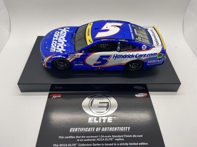 Kyle Larson 2021 HendrickCars.com Darlington 9/5 Checkers or Wreckers 1:24 Elite Nascar Diecast