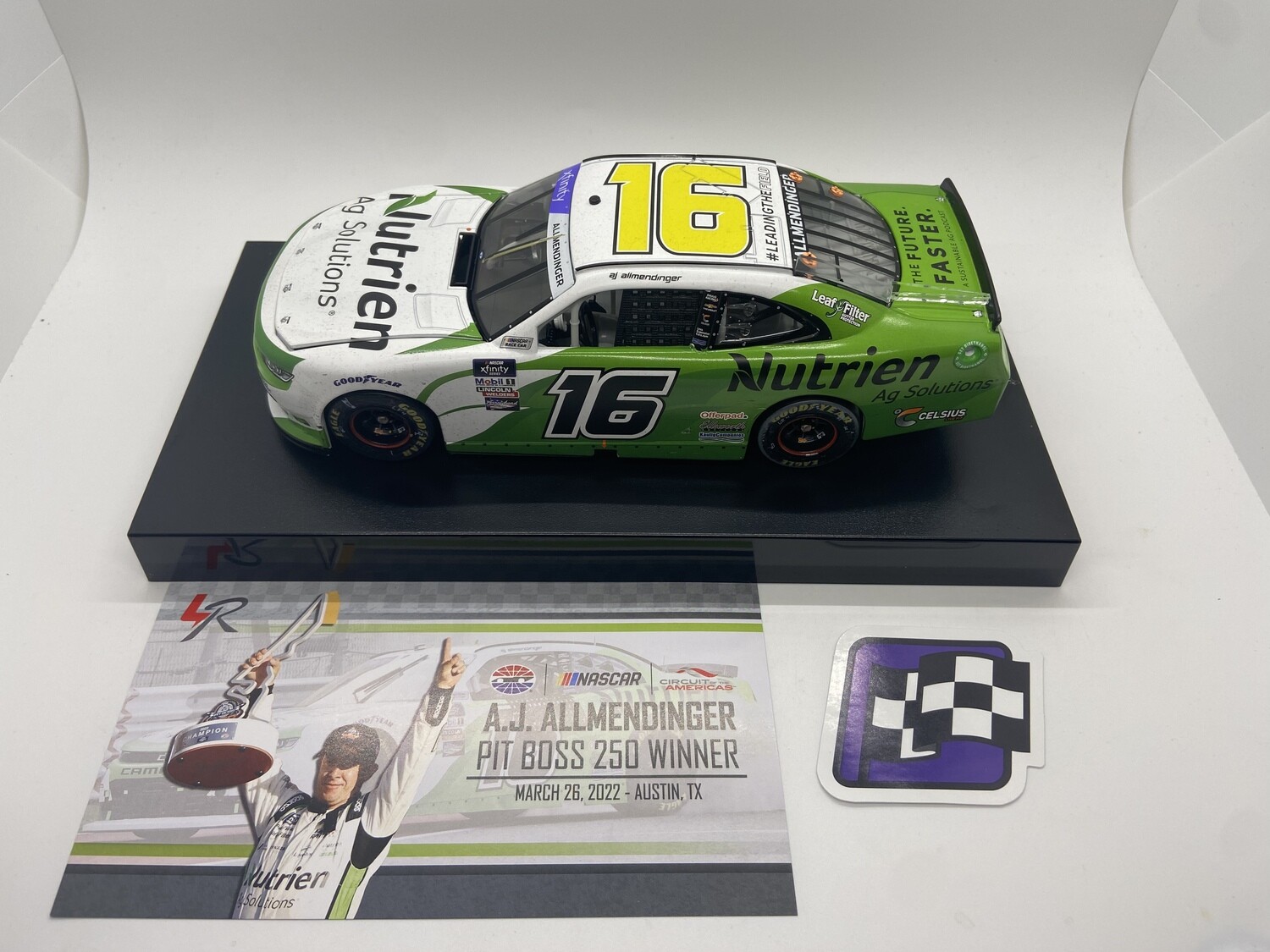 AJ Allmendinger 2022 Nutrien AG Solutions COTA 3/26 Race Win 124