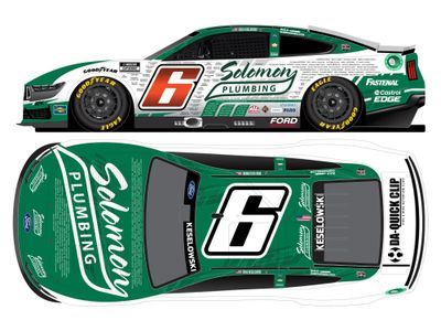 PRE-ORDER - $123 - Brad Keselowski Autographed 2024 Solomon Plumbing Salute to Veterans 1:24 Nascar Diecast - FOIL NUMBER DIECAST