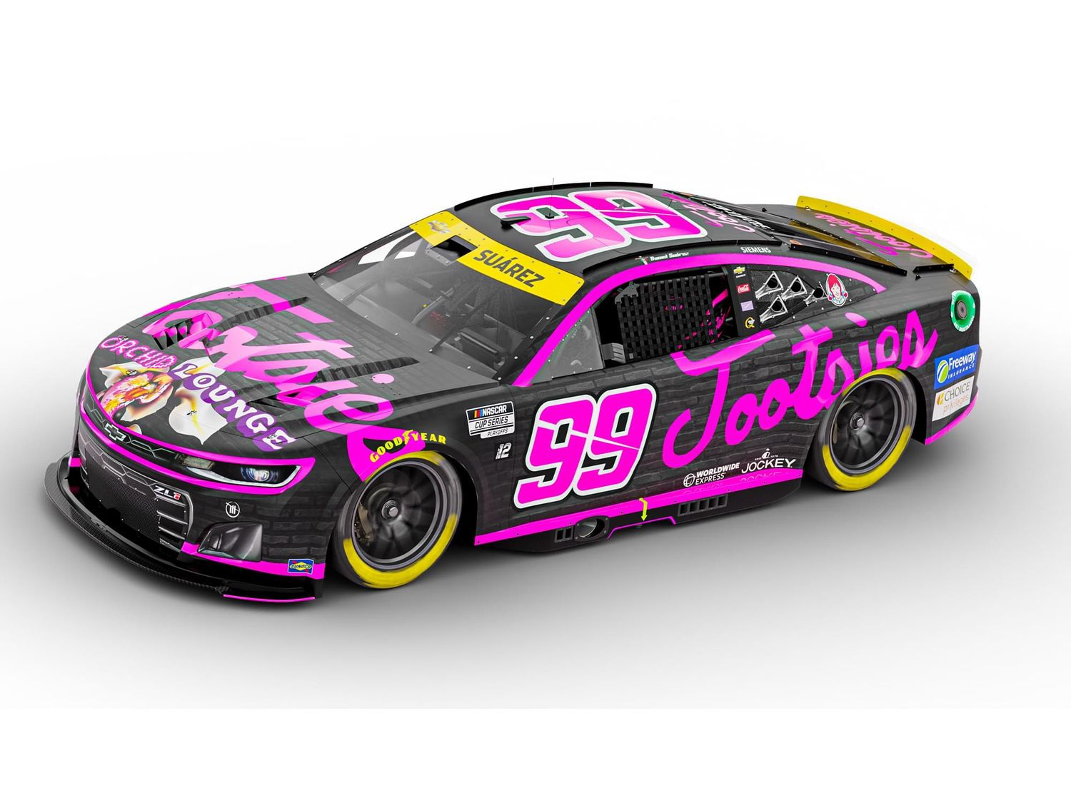 PRE-ORDER - $75 - Daniel Suarez 2024 Tootsies Pink 1:24 Nascar Diecast