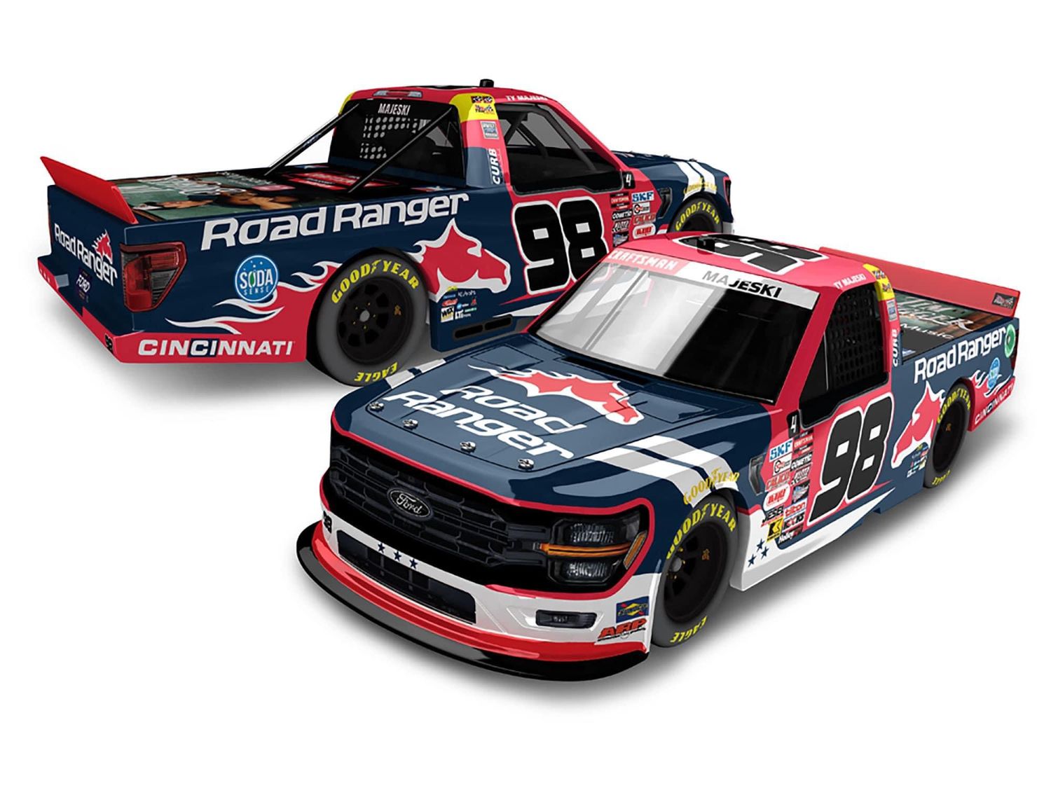 PRE-ORDER - $63 - Ty Majeski 2024 Road Ranger Truck Series Champion 1:24 Nascar Diecast