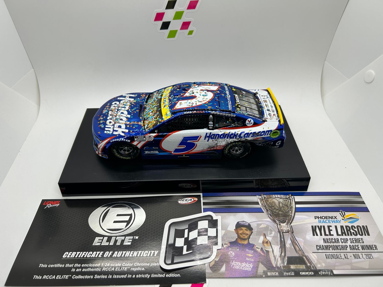 Kyle Larson 2021 Hendrick Cars Phoenix Race Win Color Chrome Elite