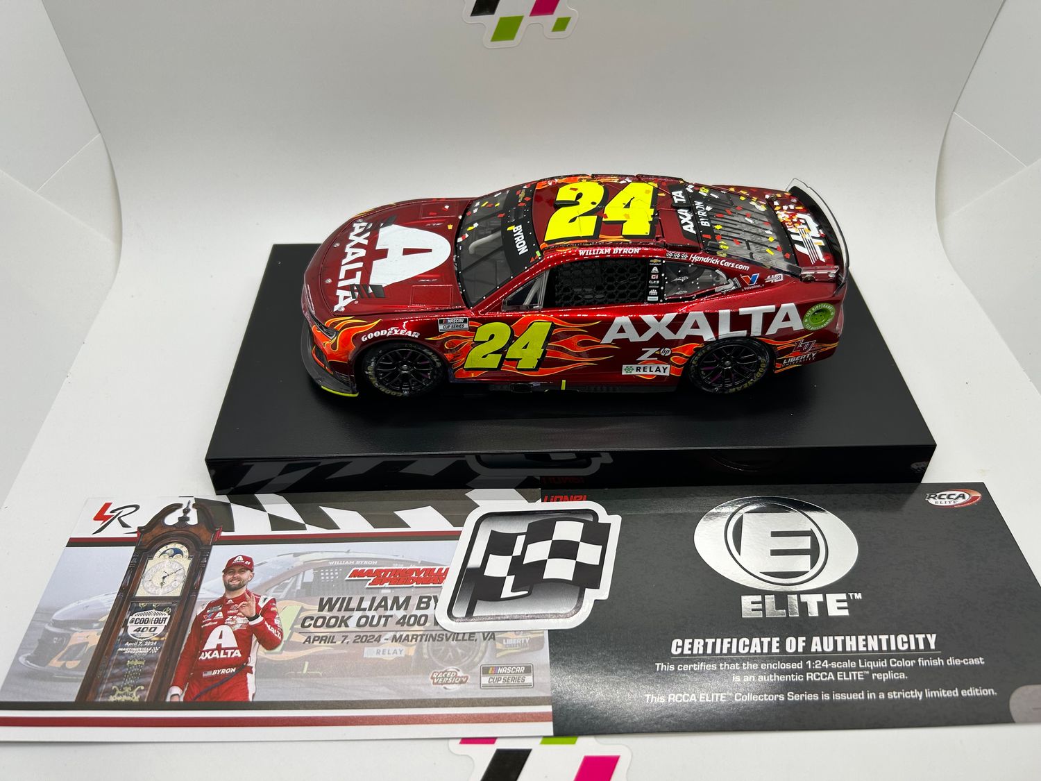 William Byron 2024 Axalta HMS 40th Anniversary Martinsville Race Win Liquid Color Elite
